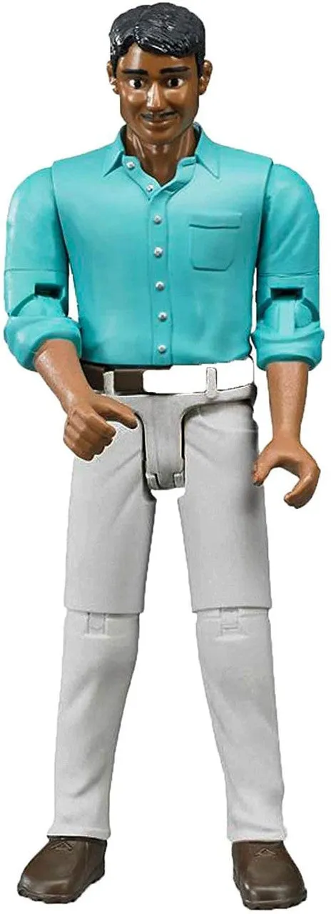 Man, Medium Skin, White Jeans