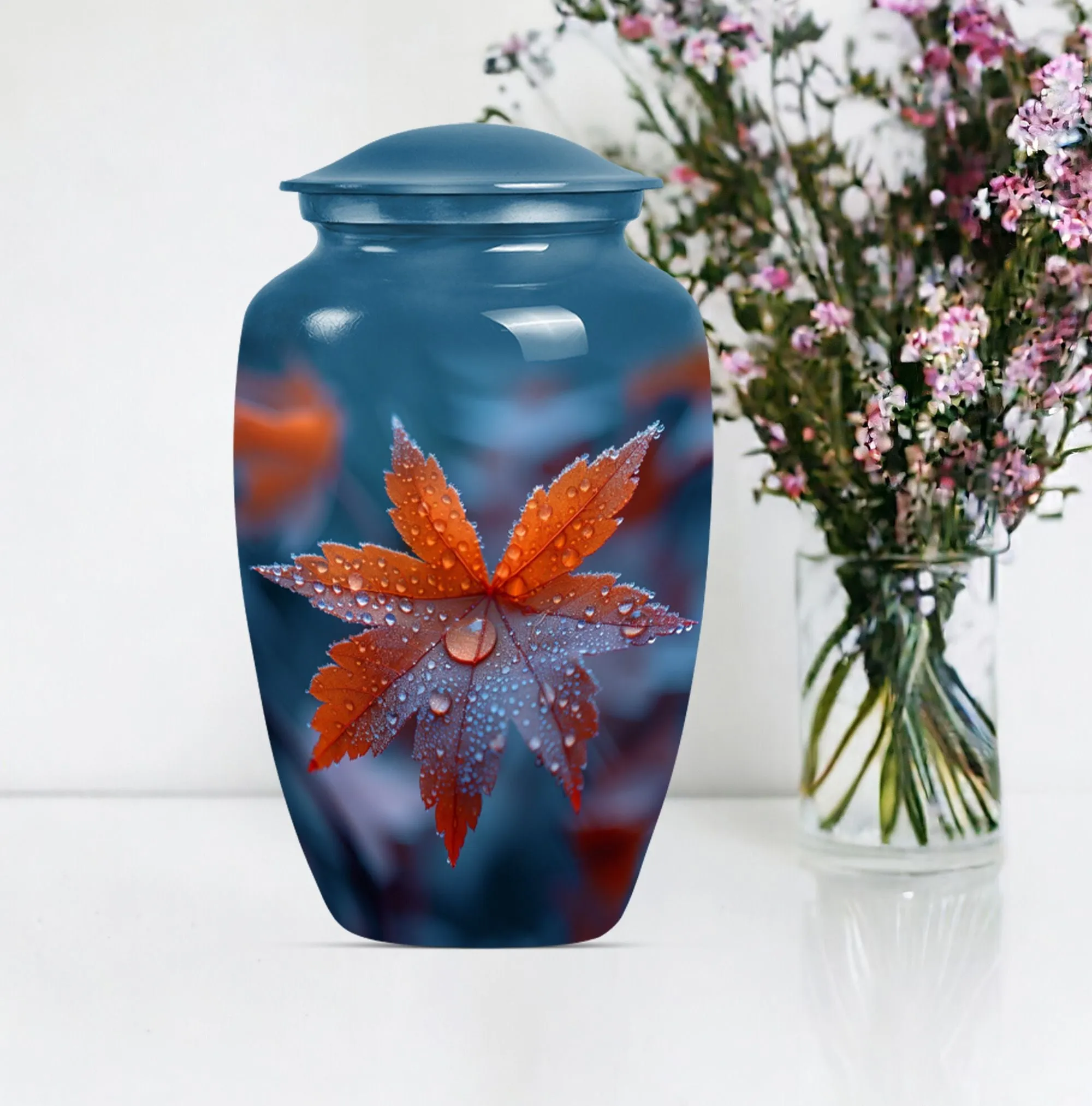 Mapple Leaf Memory Cloud - Commemorative Urn for Men