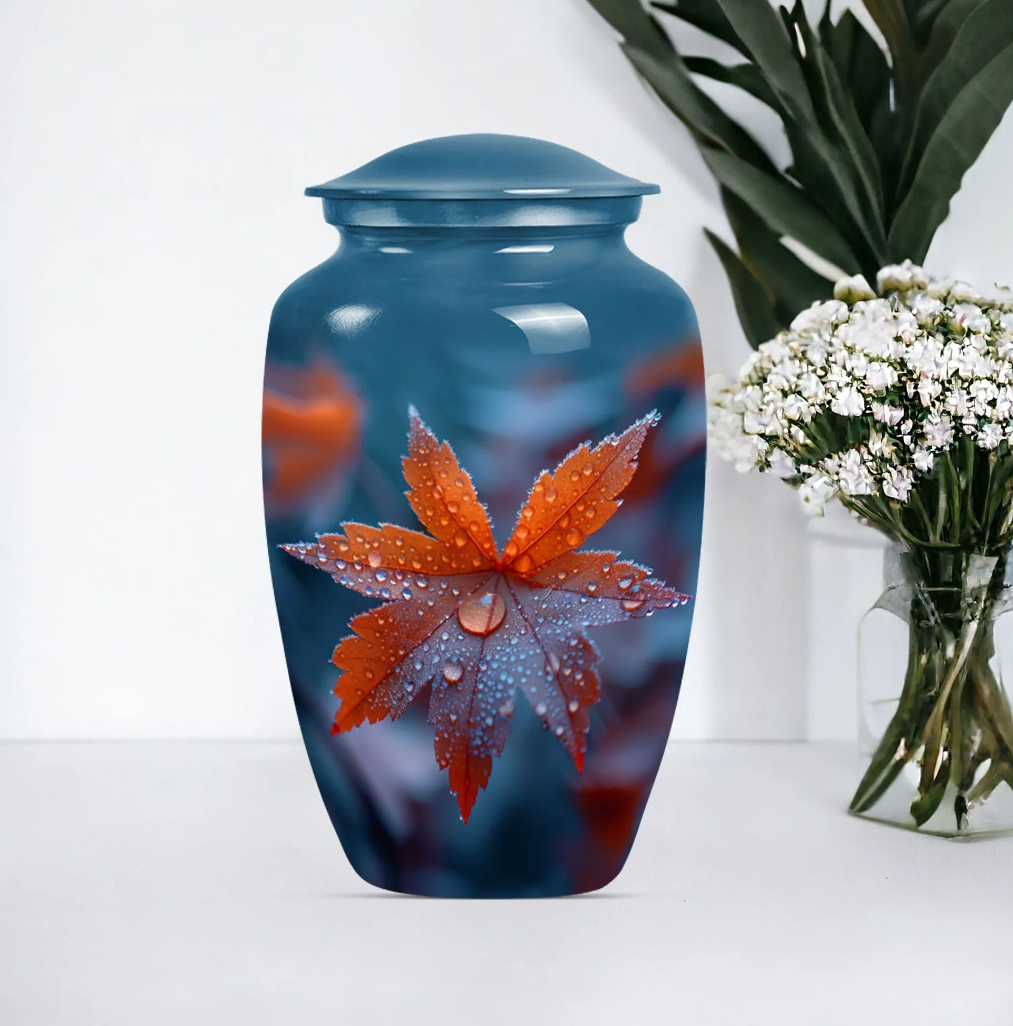 Mapple Leaf Memory Cloud - Commemorative Urn for Men