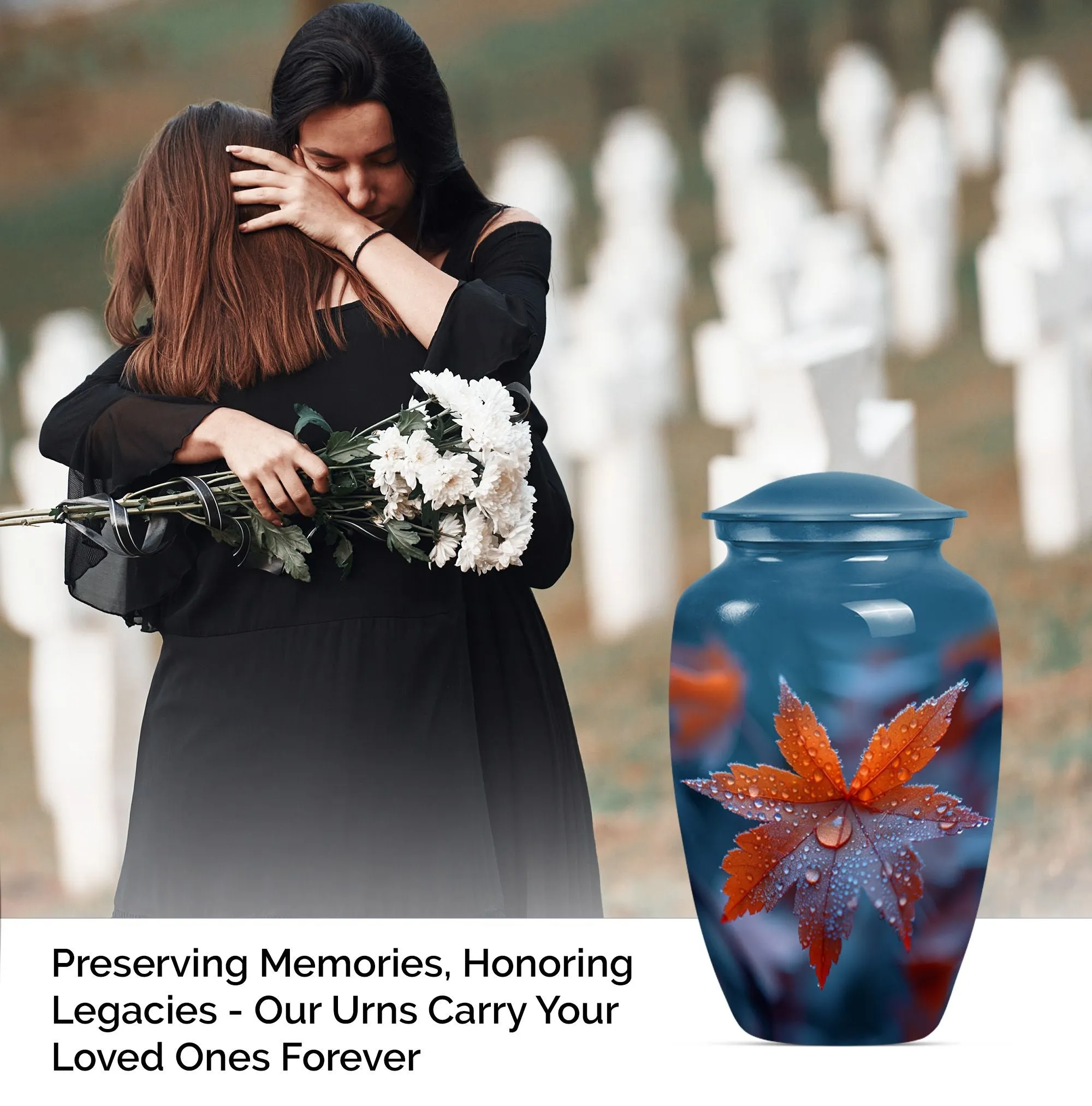Mapple Leaf Memory Cloud - Commemorative Urn for Men
