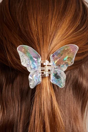 Metallic Butterfly Claw Clip