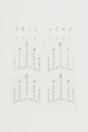 Metallic Face Jewellery Sticker
