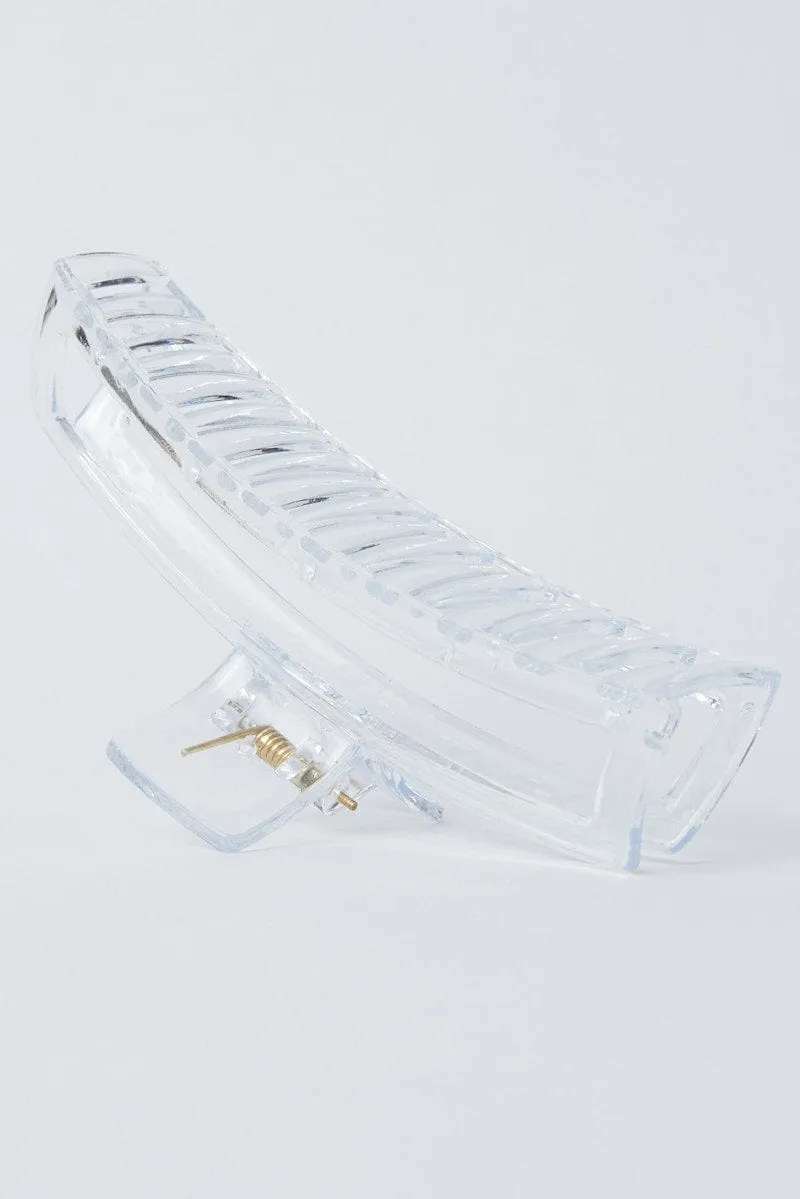 Metallic Long Claw Clip