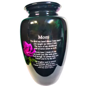 Mom's Urn | Urn for Mother | Cremation urn for Mom | Ash Urn for Mom | Quality Urns For Less