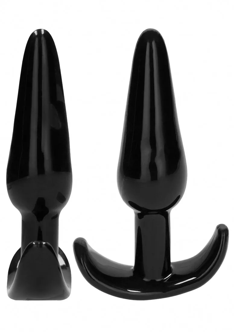 No. 80 - 4-piece Butt Plug Set - Black