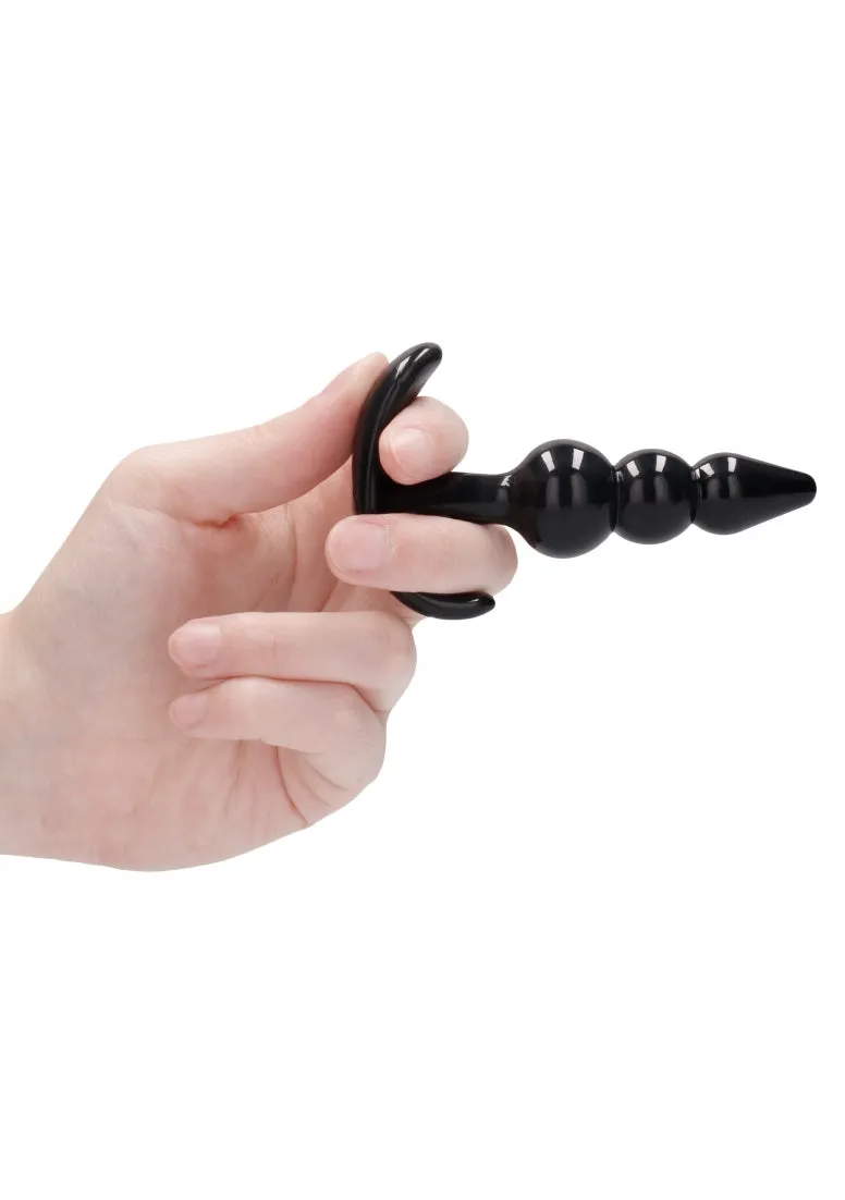 No. 80 - 4-piece Butt Plug Set - Black