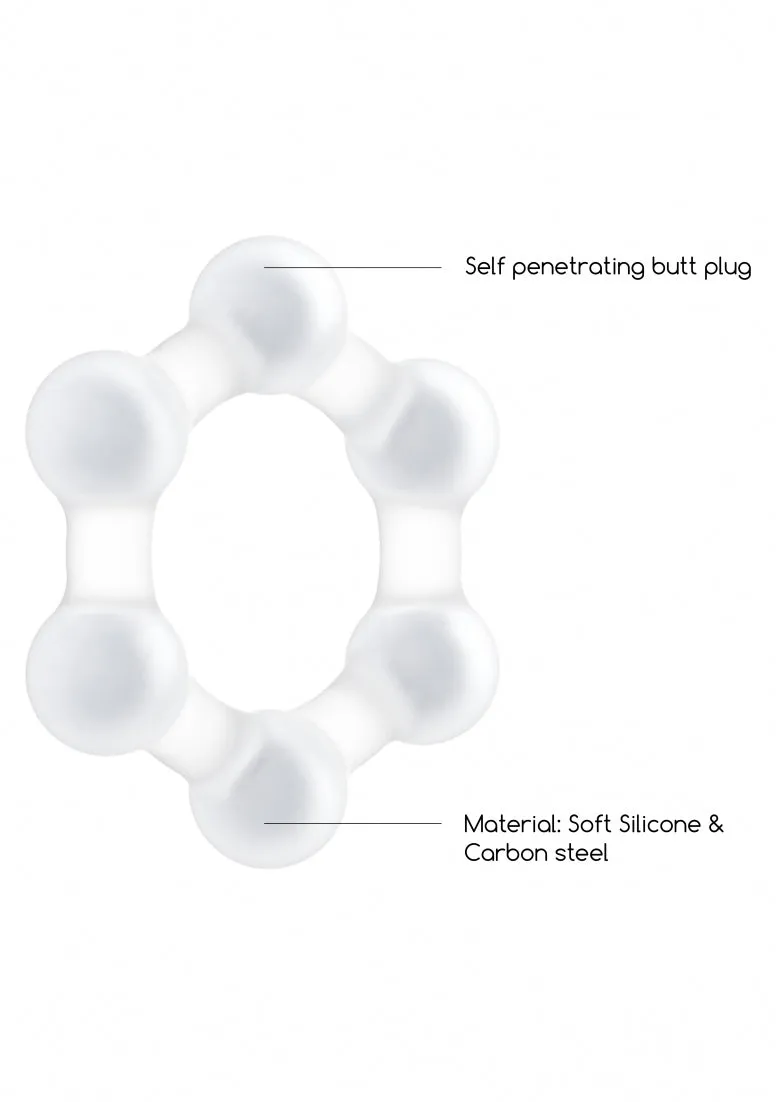 No. 82 - Weighted Cock Ring - Transparent