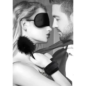 Ouch! Black & White Introductory Bondage Kit Black
