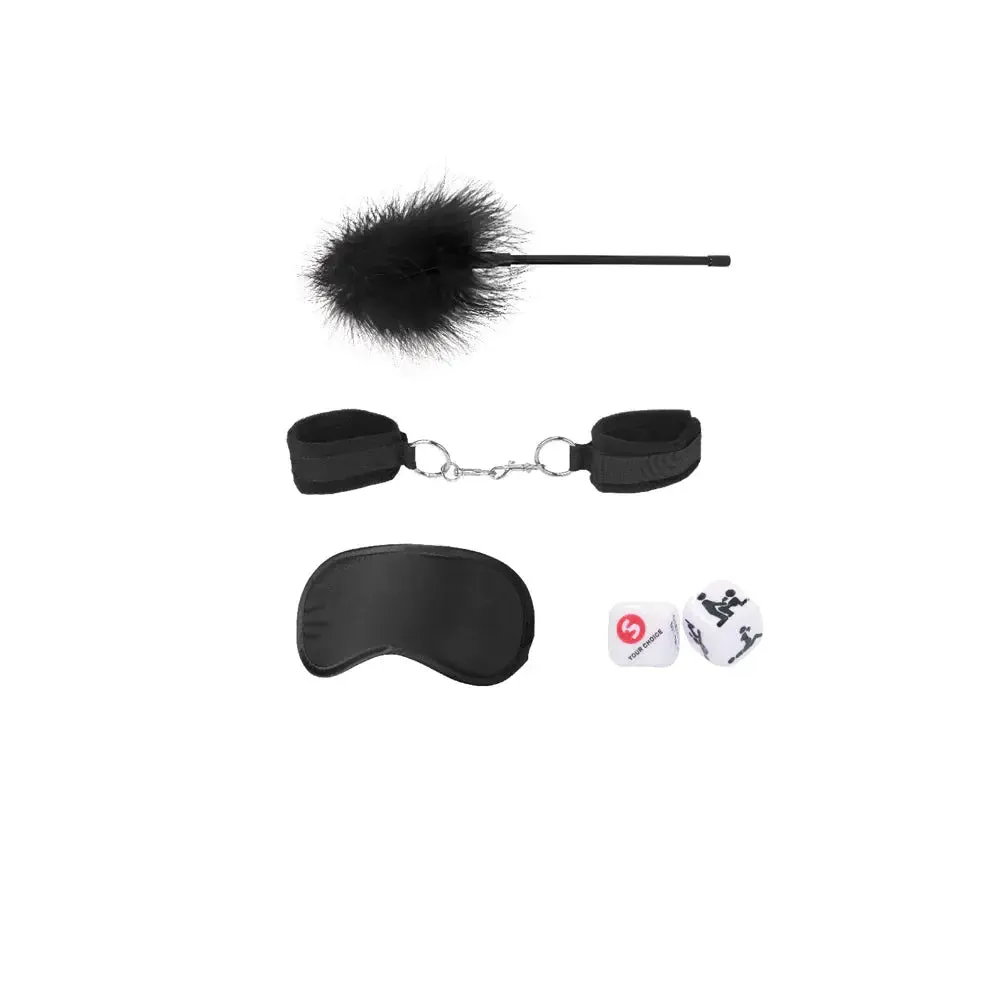 Ouch! Black & White Introductory Bondage Kit Black