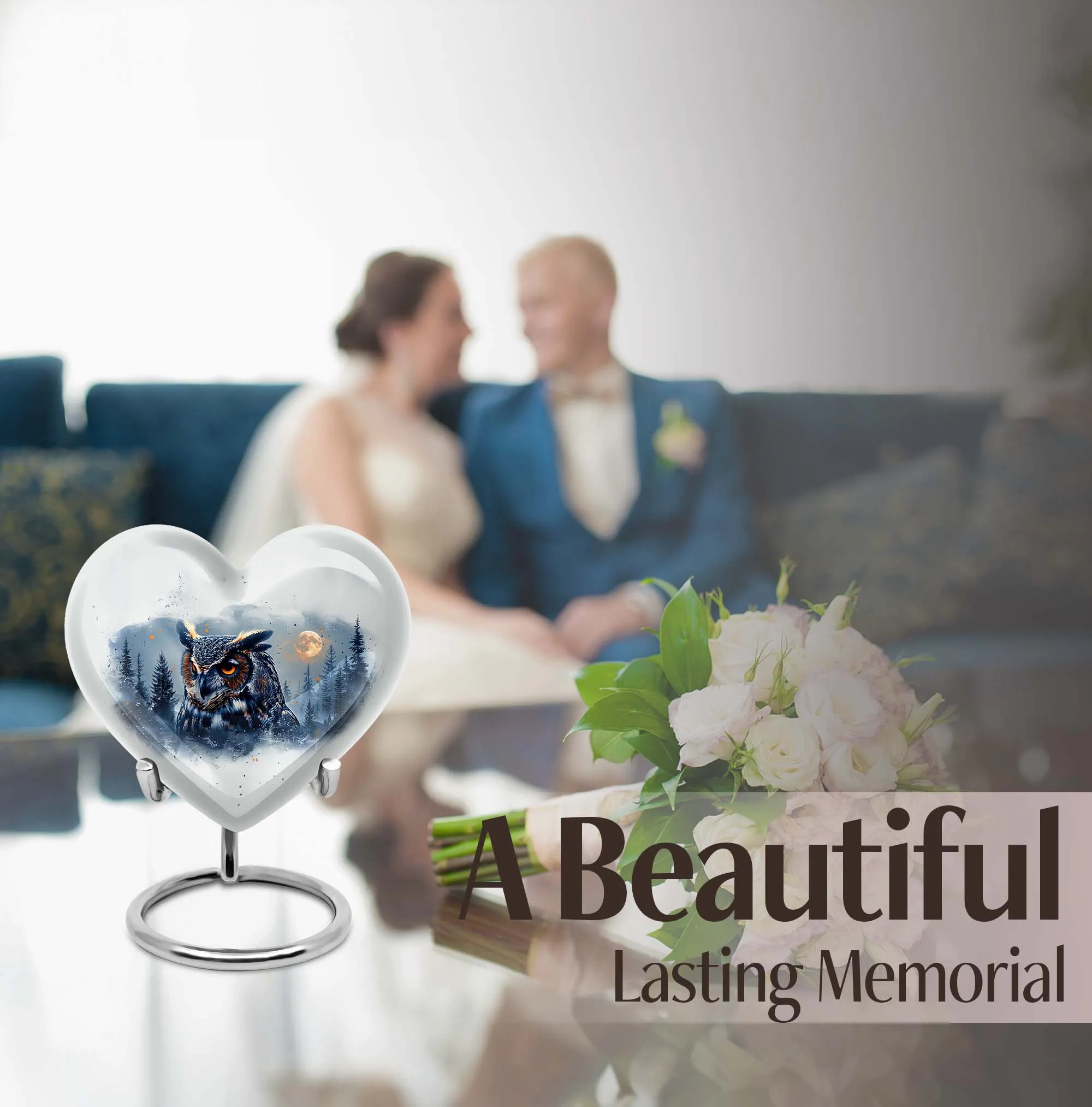 Owl Urn Remembrance: Cremation Tribute for Lasting Memorial