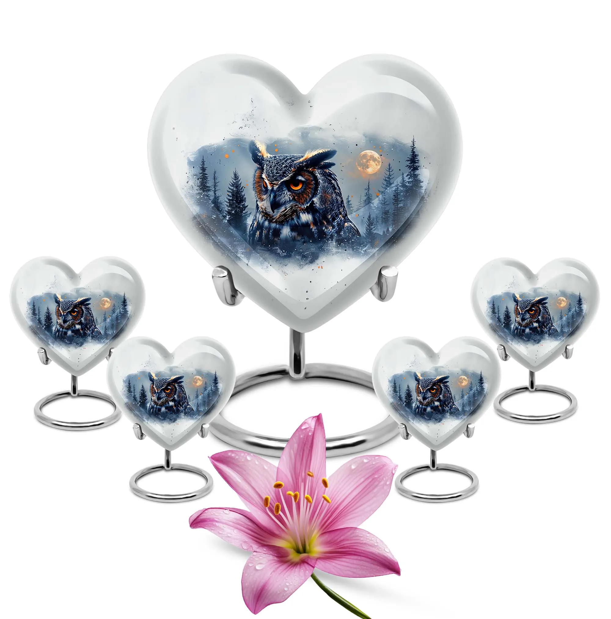 Owl Urn Remembrance: Cremation Tribute for Lasting Memorial