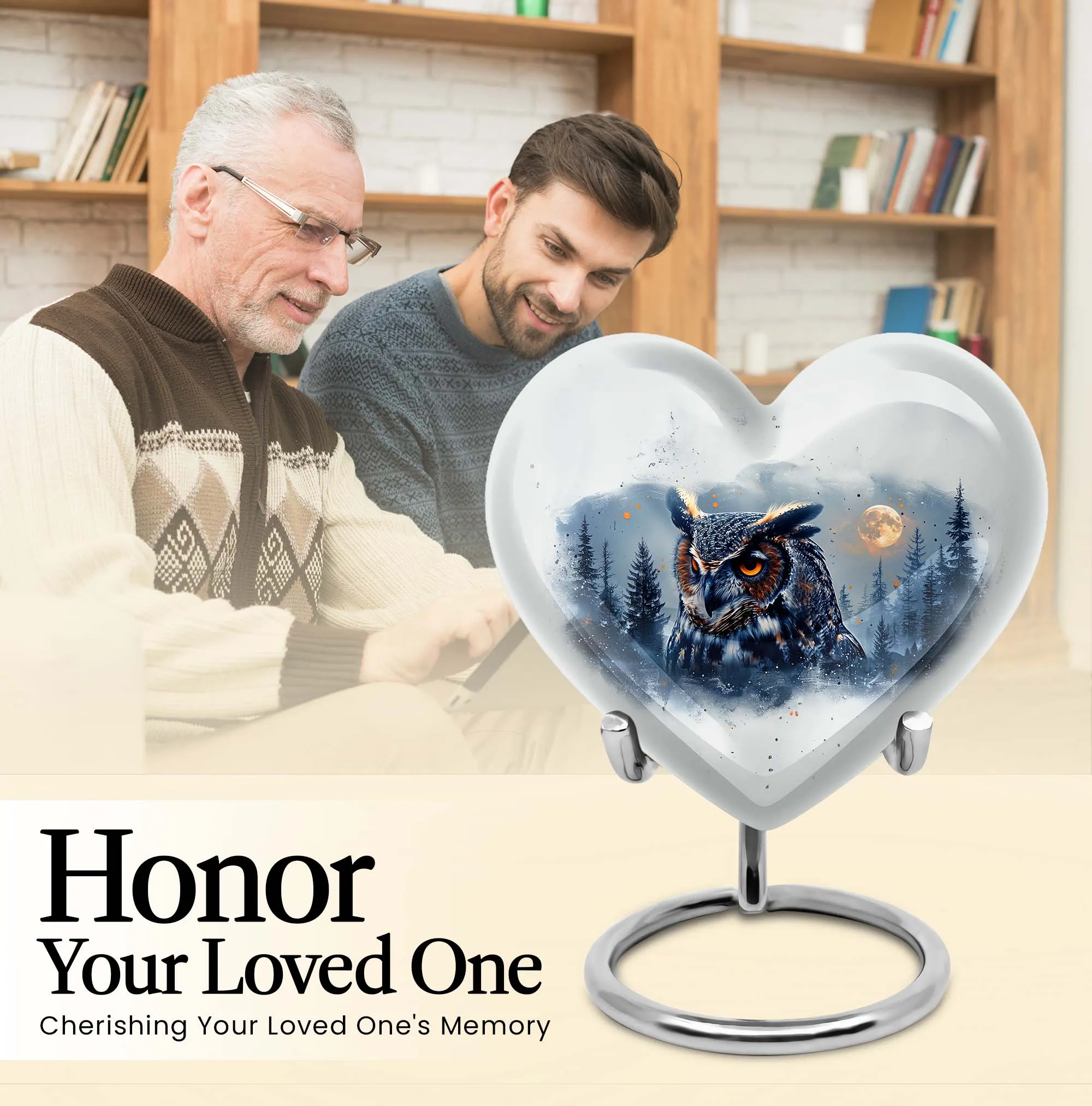 Owl Urn Remembrance: Cremation Tribute for Lasting Memorial