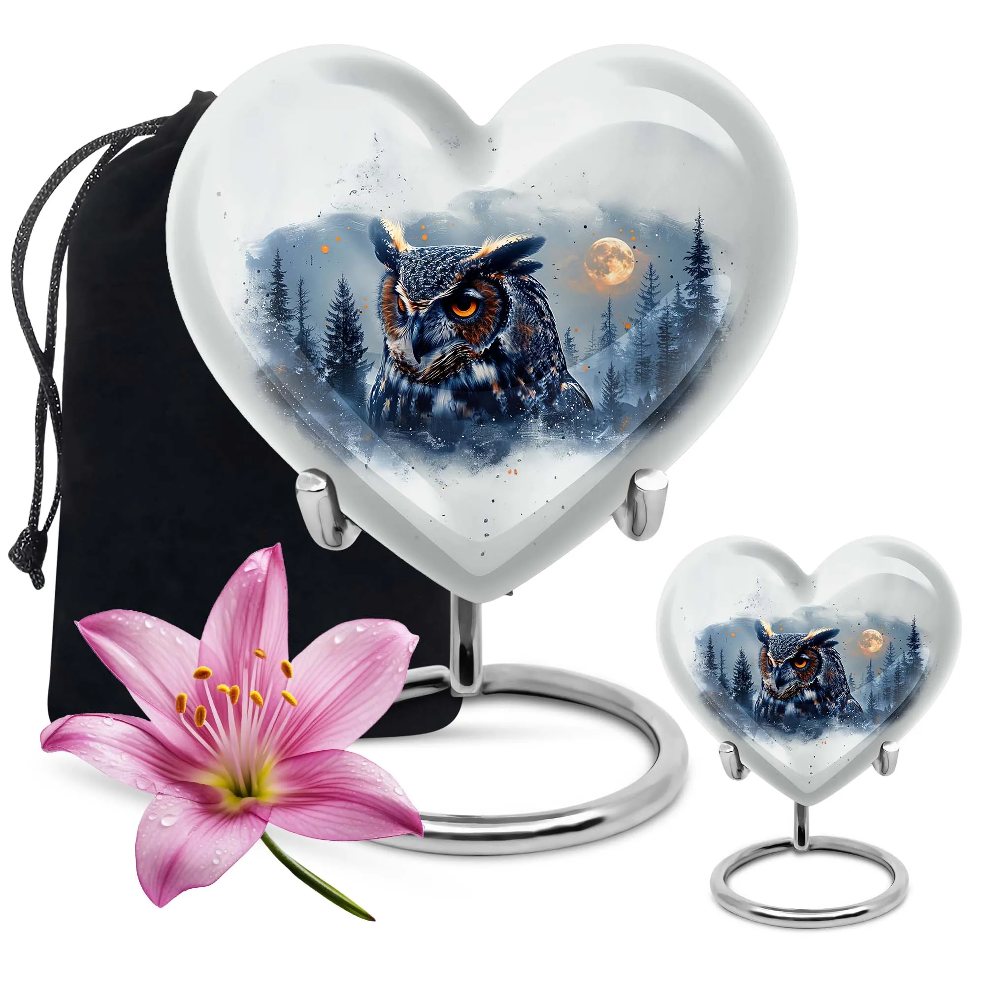 Owl Urn Remembrance: Cremation Tribute for Lasting Memorial