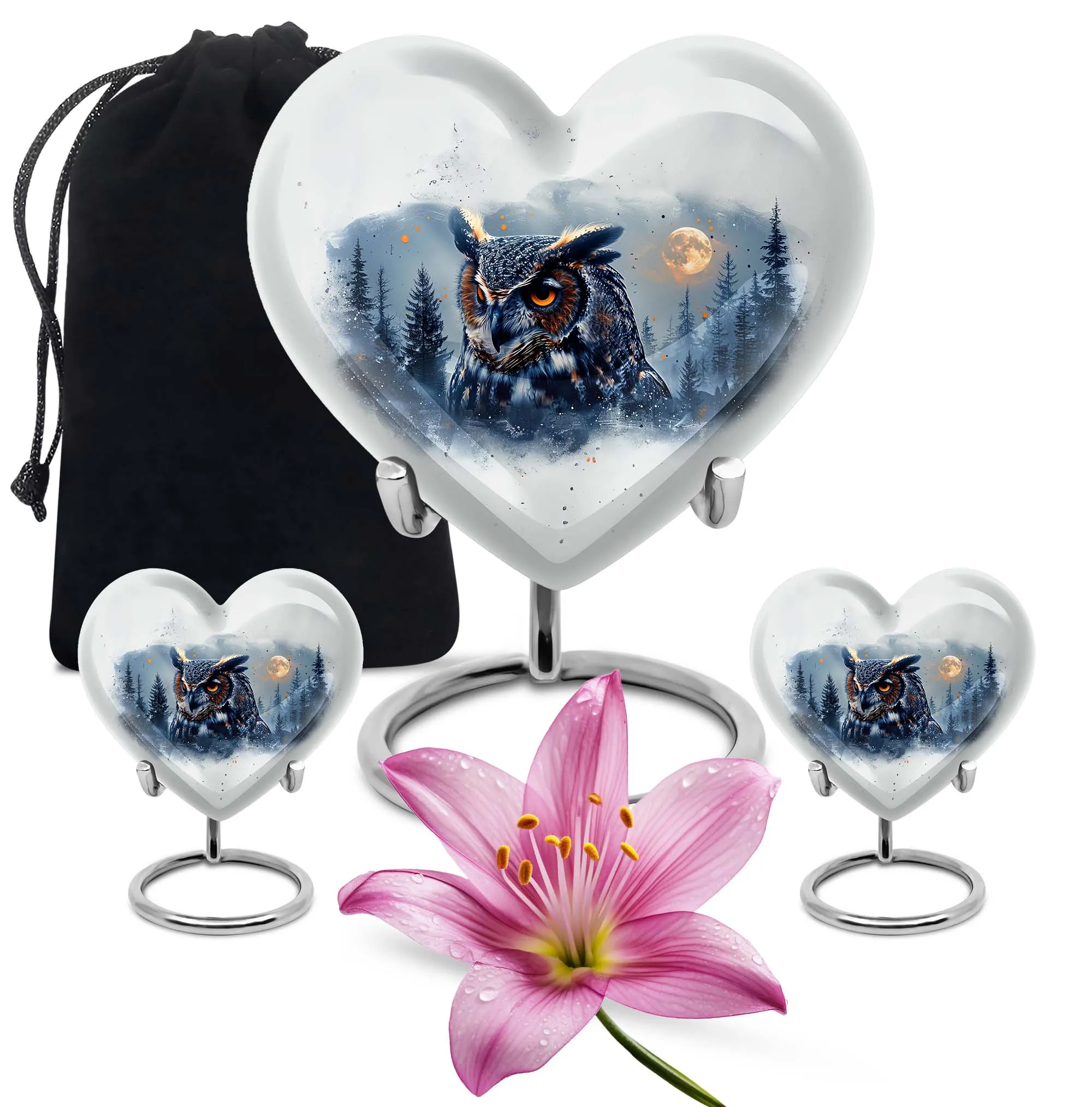 Owl Urn Remembrance: Cremation Tribute for Lasting Memorial