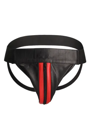 Plain Front With Zip Jock - L/xl - Red