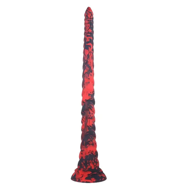 Realistic Long Anal Plug Silicone Snake-Shaped G-Spot Stimulator