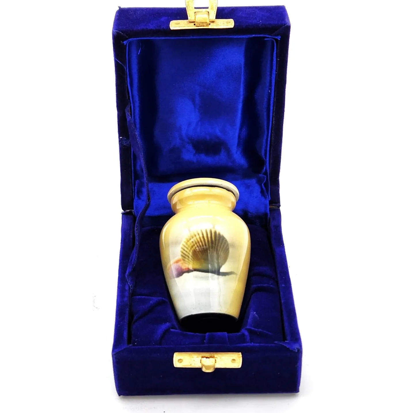Seashell Serenity, Beach Themed Cremation Urn