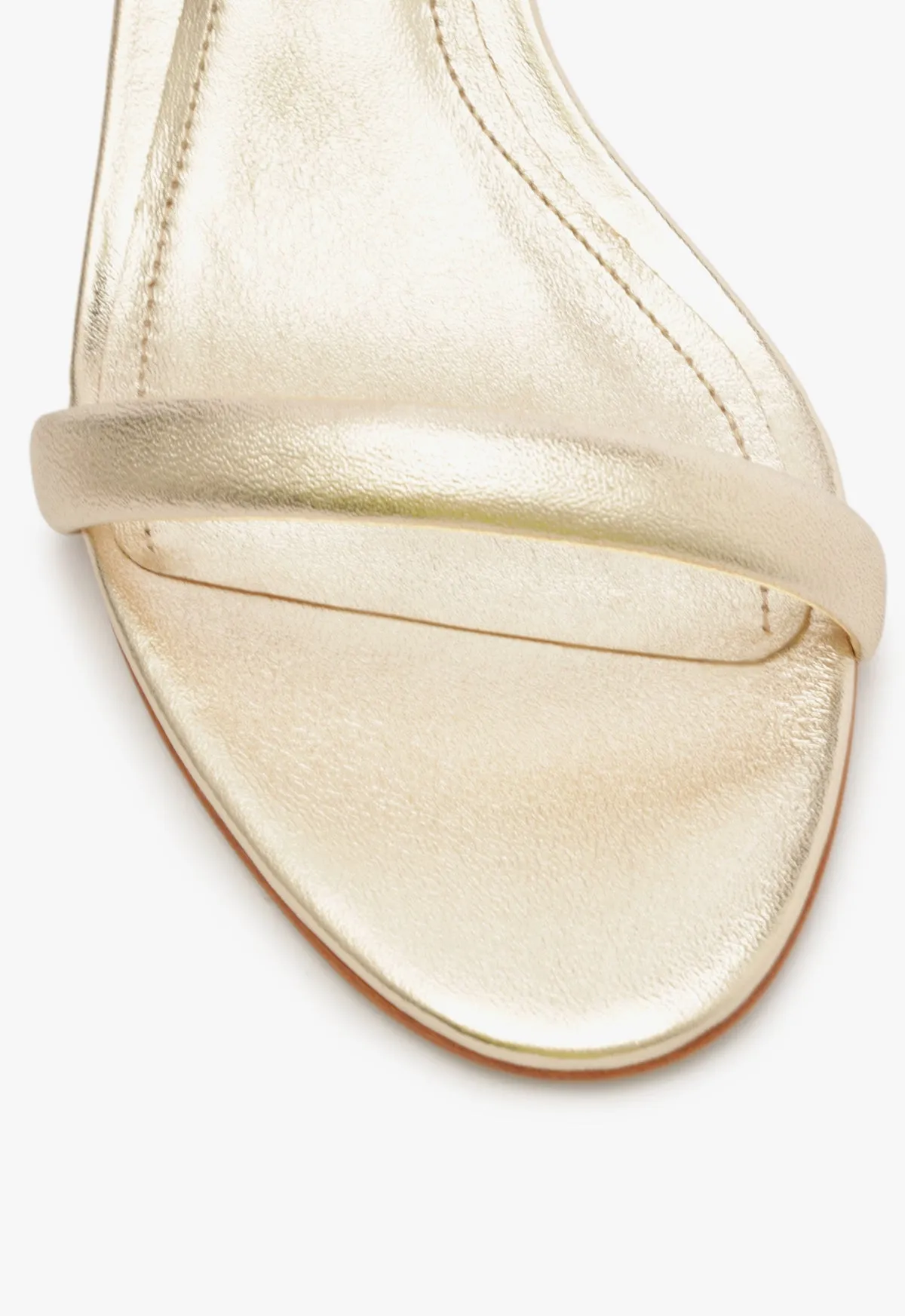 Skye Metallic Nappa & Vinyl Sandal