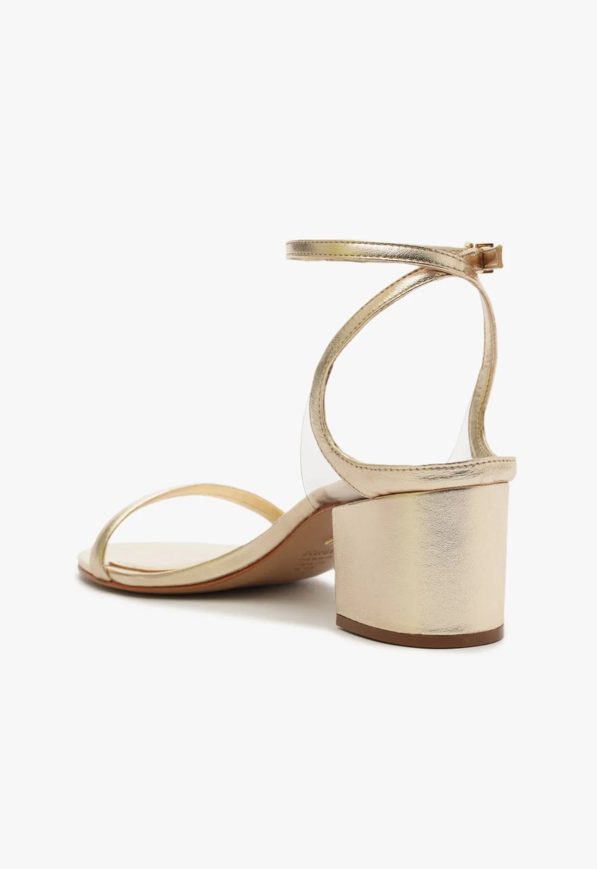 Skye Metallic Nappa & Vinyl Sandal