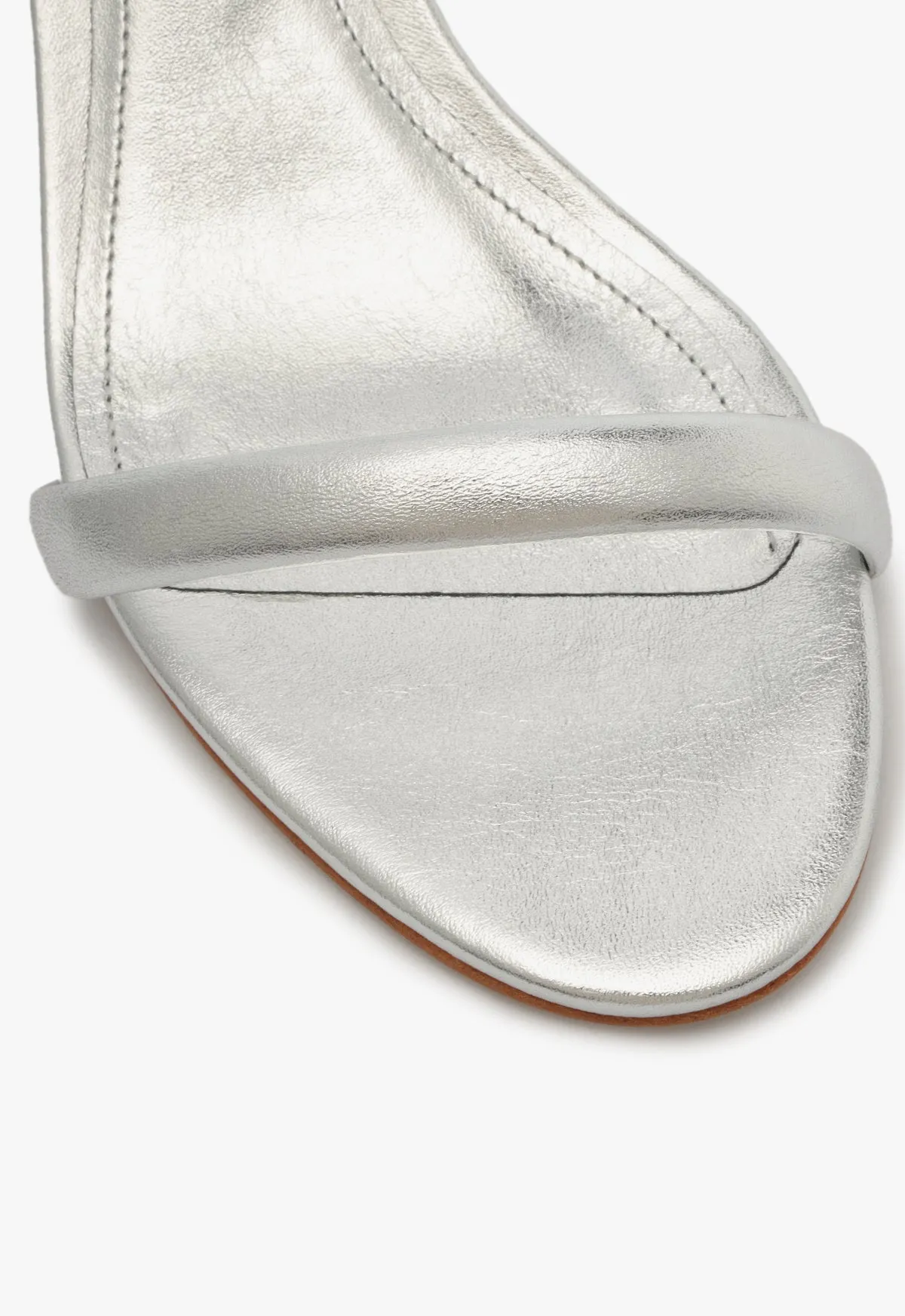 Skye Metallic Nappa & Vinyl Sandal