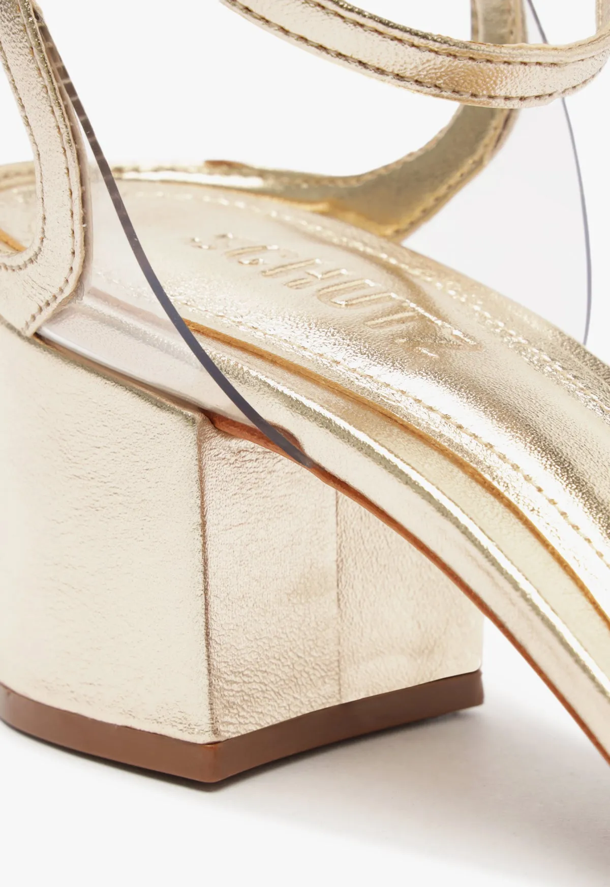 Skye Metallic Nappa & Vinyl Sandal