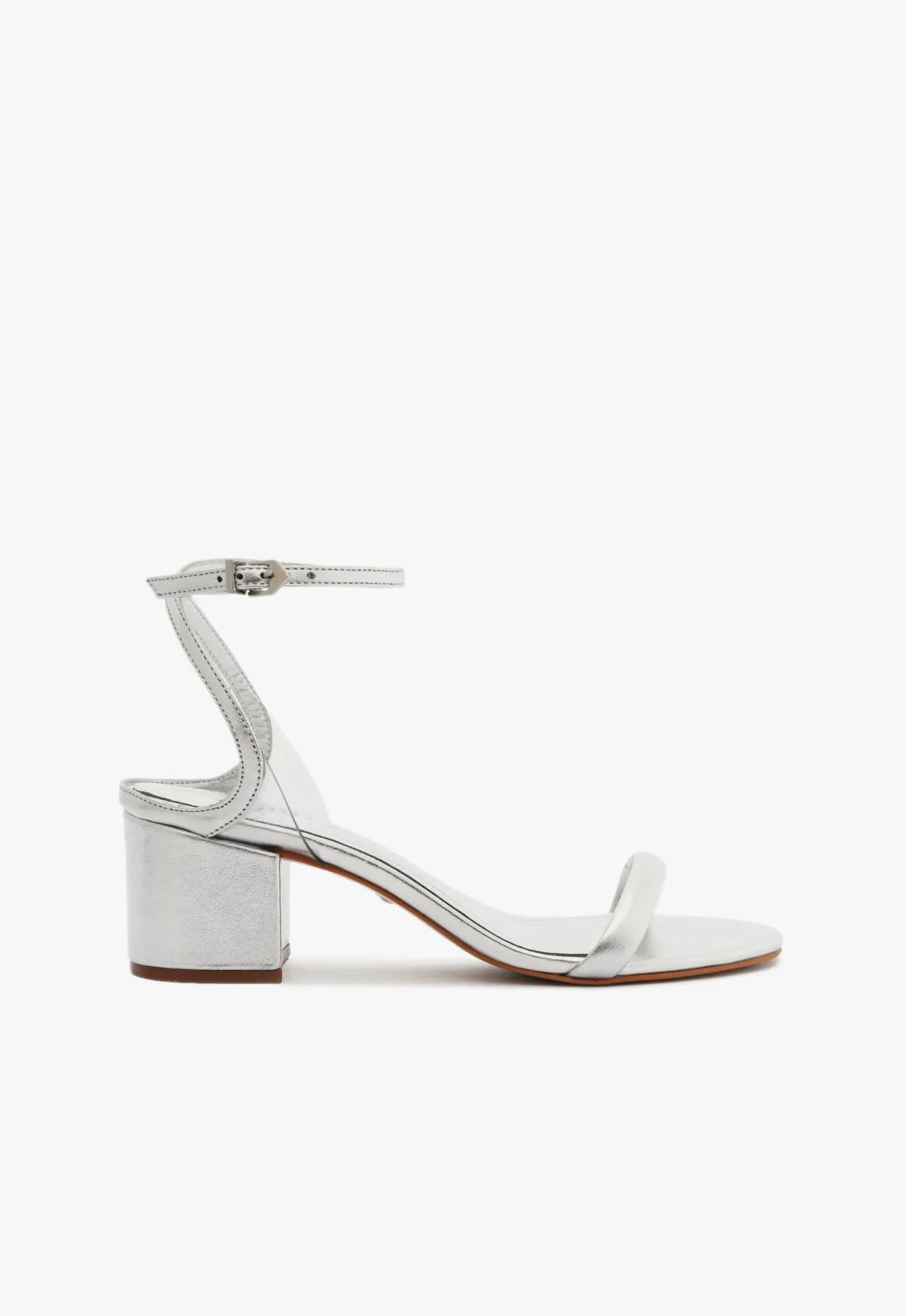 Skye Metallic Nappa & Vinyl Sandal
