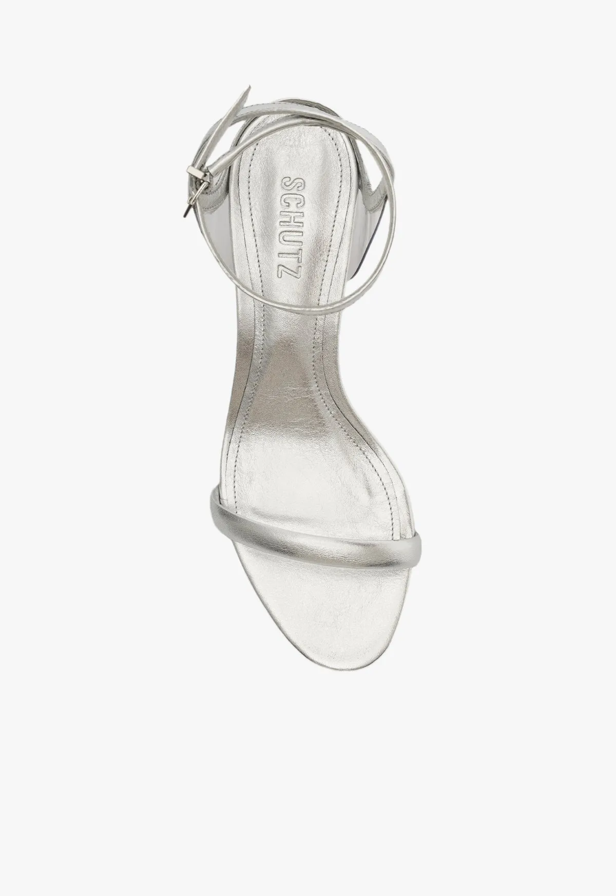Skye Metallic Nappa & Vinyl Sandal