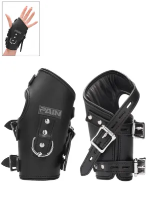Suspension Cuffs Leather Hands & Feet - Black