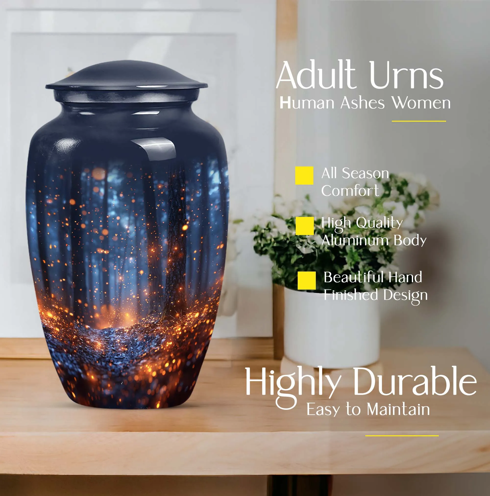 Twilight Forest Memorial - Cremation Urn for Men