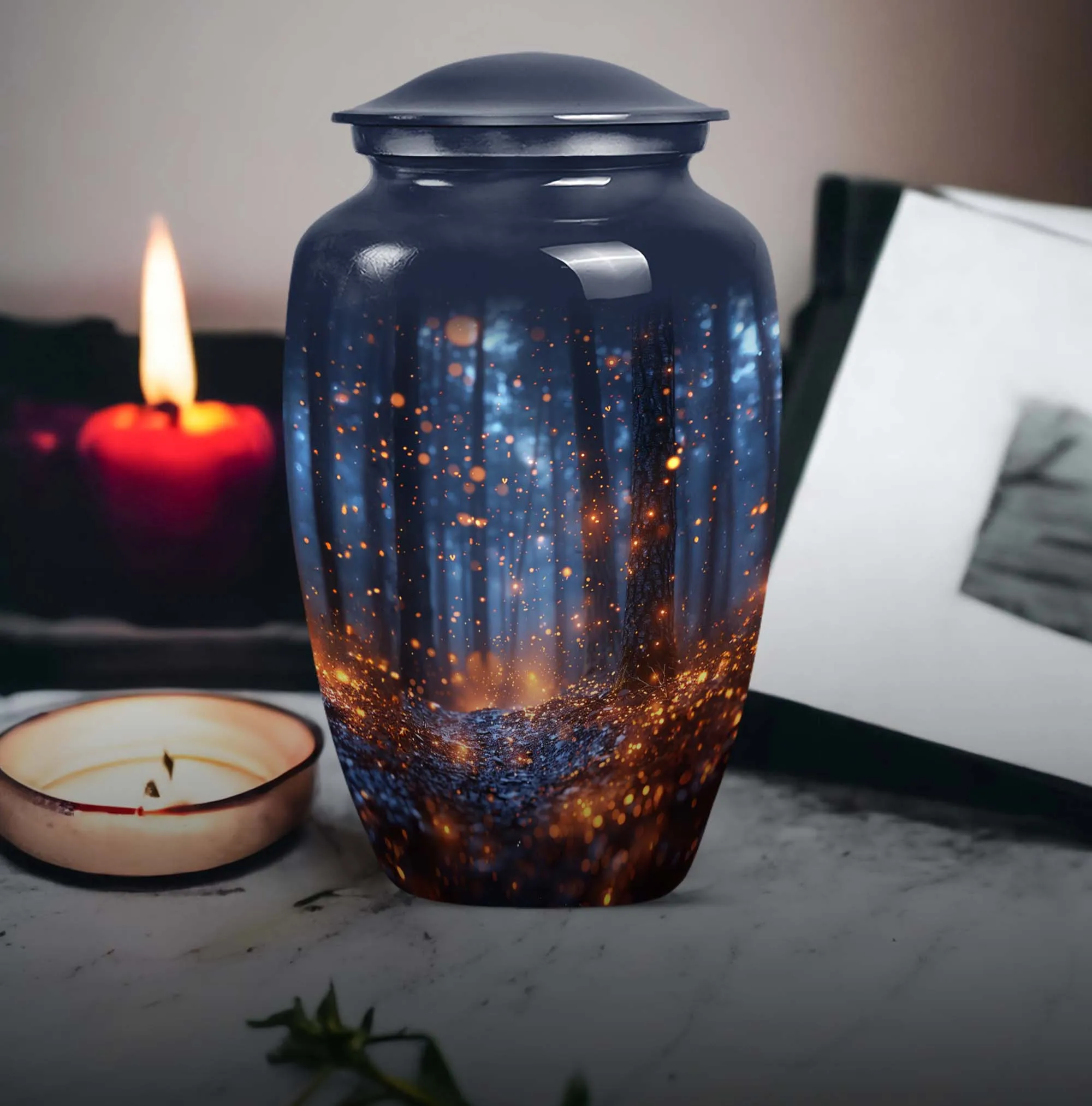 Twilight Forest Memorial - Cremation Urn for Men