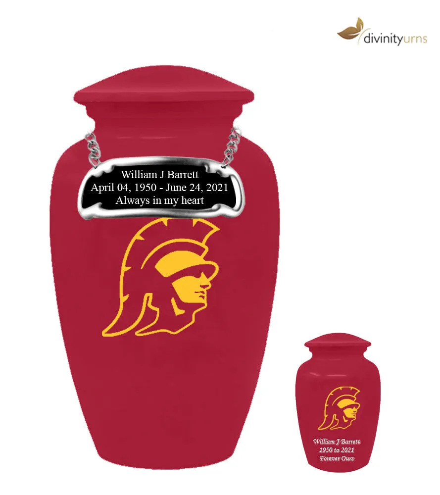 University of Southern California Trojans Memorial Cremation Urn